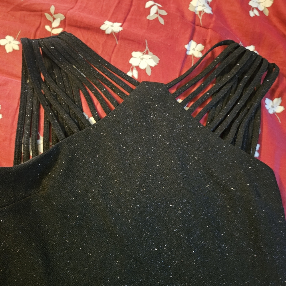Black cocktail dress